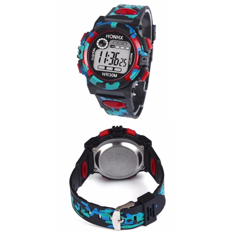 腕時計 スポーツ 子供用腕時計 Led7色 ランダム点滅 デジタル スポーツウォッチ 男の子 女の子 小学生 低学年 小学校 キッズ 卒業 入学 進学 Tokei064 ユニコ 通販 Yahoo ショッピング