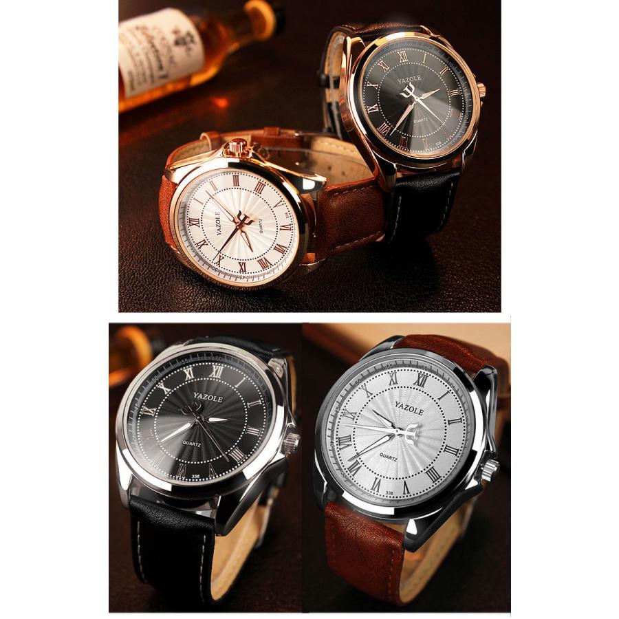 Yazole 腕時計 ビジネス メンズ ファッション 男性 ウォッチ 父の日 ギフト プレゼント Tokei108 ユニコ 通販 Yahoo ショッピング