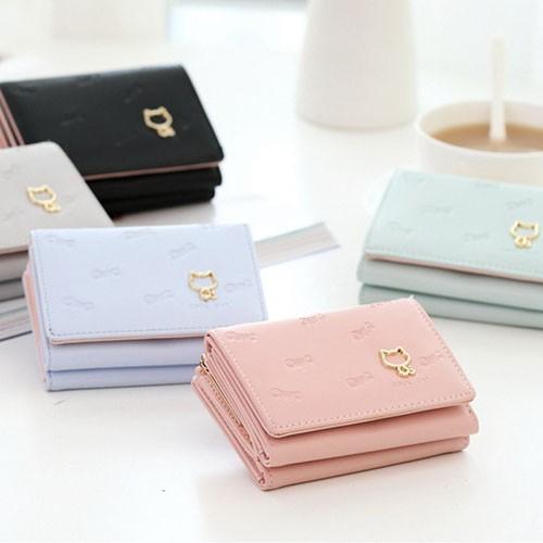 ネコ 猫 小銭入れ レディース財布 二つ折り財布 素敵なミニ財布 財布 女性用 ウォレット ショート財布 札入れ ケース コイン コンパクト 可愛い ガールズ 女の子 Wlt097 ユニコ 通販 Yahoo ショッピング