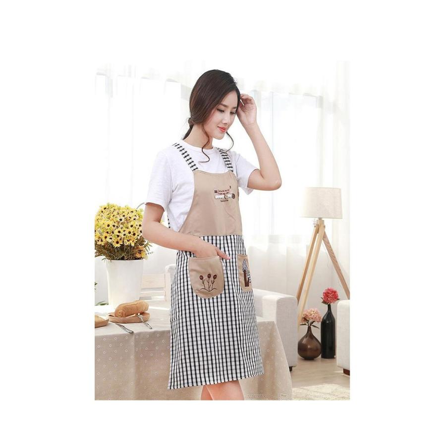 かわいいエプロン ワークエプロン 母の日 可愛い ギフト ショート丈 花