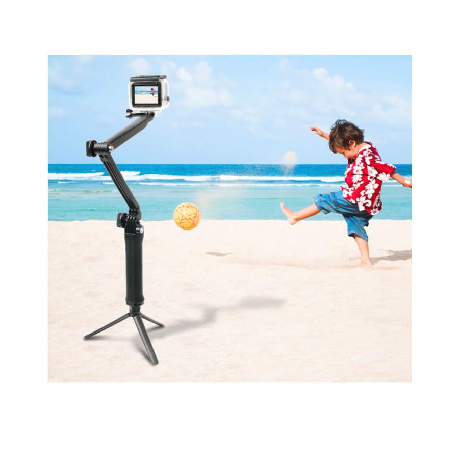 GoPro 自撮り棒 hero7 8 9 10 11 対応 マウント アクセサリー アクションカメラ ウェアラブルカメラ 全般 対応 棒 3Way 伸縮 三脚 おすすめ｜i-uniko｜06