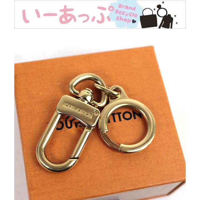 ルイヴィトン キーホルダー キーリング アノクレ 美品 ゴールド GP  