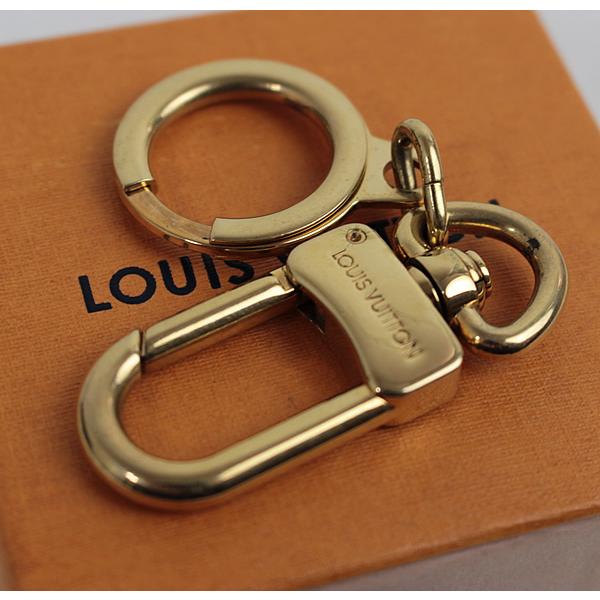ルイヴィトン キーホルダー キーリング アノクレ 美品 ゴールド GP  