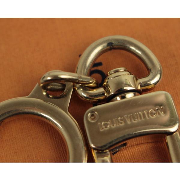 ルイヴィトン キーホルダー キーリング アノクレ 美品 ゴールド GP  