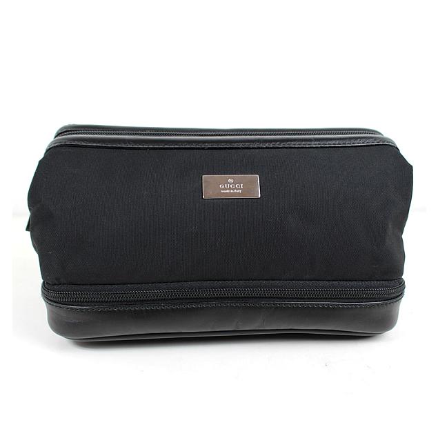 グッチ ポーチ セカンドバッグ クラッチバッグ ブラック 黒 GUCCI 美品  