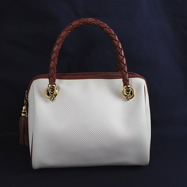 ボッテガヴェネタ トートバッグ ハンドバッグ ホワイト ミニバッグ 白  