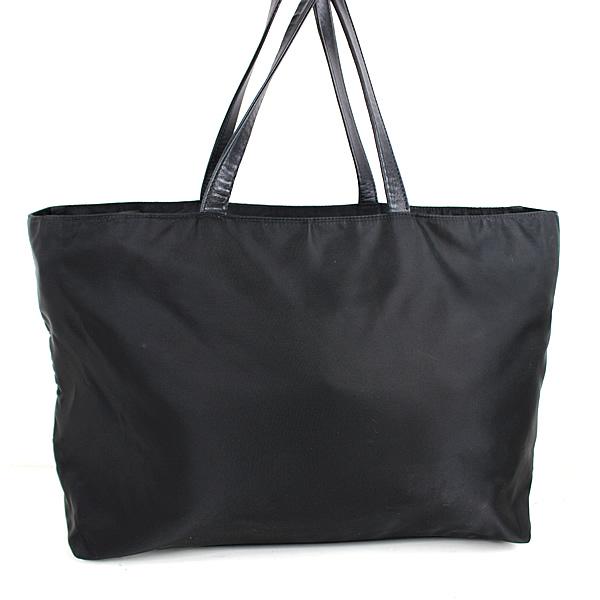 Prada プラダ トートバッグ 黒 ナイロン PRADA プラダ ナッパレザー トートバッグ 正規品 (PRADA/トート