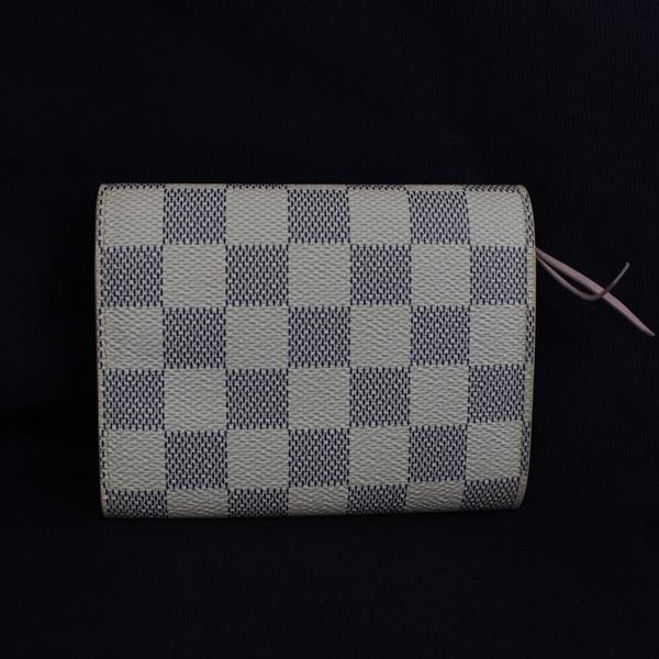 【超美品】 ルイヴィトン ダミエアズール ポルトフォイユ ヴィクトリーヌ ポルトフォイユ・ヴィクトリーヌ ダミエ・アズール｜ルイ