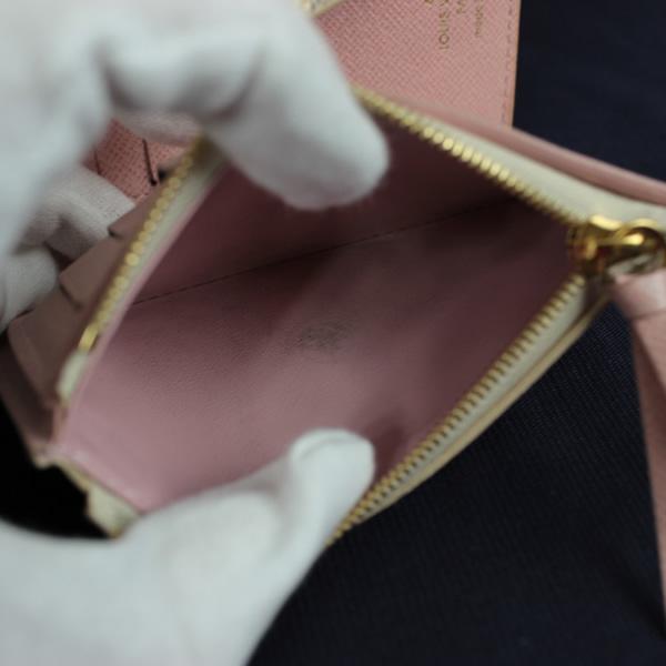 LOUIS VUITTON ルイヴィトン 三つ折り財布 ダミエアズール  