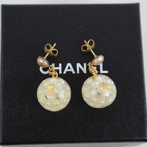 CHANEL（シャネル） ピアス ココマーク ゴールド フェイクパール 美品