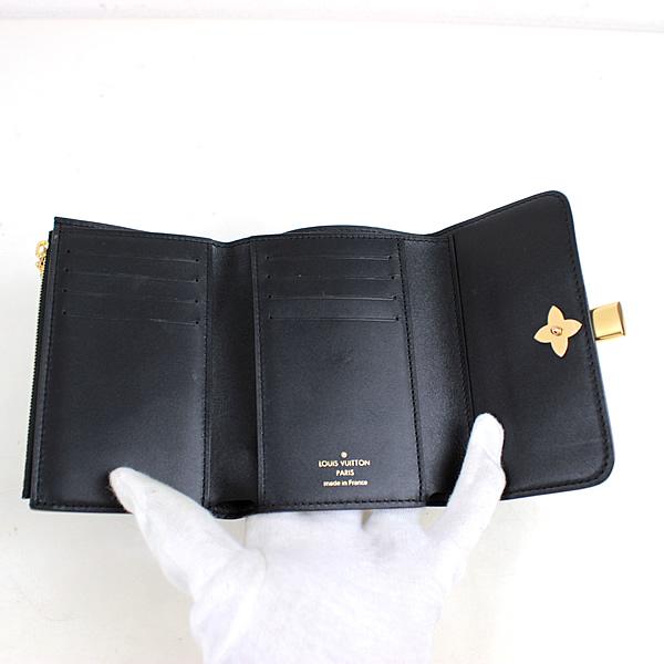 ルイヴィトン 三つ折り財布 モノグラム ポルトフォイユ フラワー  