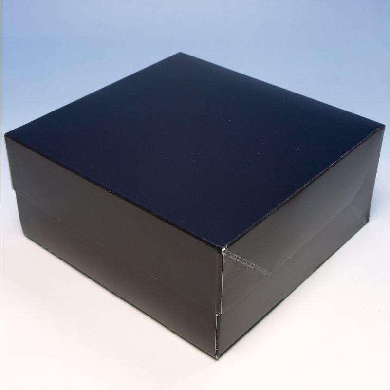 A60830 ロックBOX 65 ブラック185（5寸用）（200枚）185×185×65mm