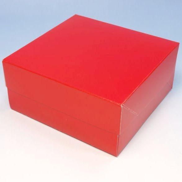 A60610 ロックBOX 65 レッド140（4寸用）（200枚） 140×140×65mm