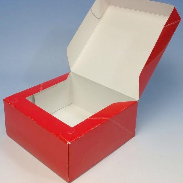 A60610 ロックBOX 65 レッド140（4寸用）（200枚） 140×140×65mm
