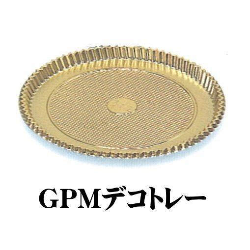 U51340 GPMデコトレー ６寸（100枚）丸形樹脂トレー パッケージ中澤