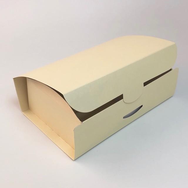 B12430 アーチ きぬ 4×6（200枚） 120×180×65(55)mm プチギフト箱 クッキーギフト箱 パッケージ中澤の画像
