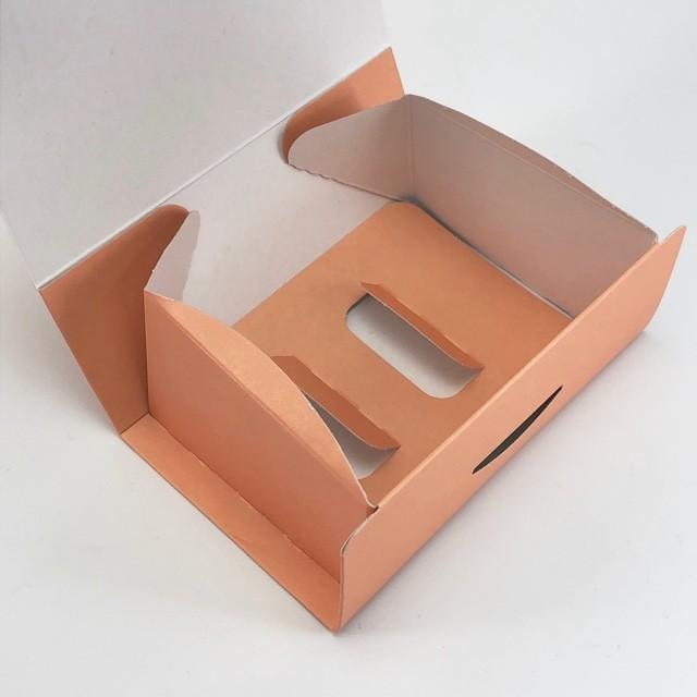 B12530 アーチ かき 4×6（200枚） 120×180×65(55)mm プチギフト箱 クッキーギフト箱 パッケージ中澤の画像