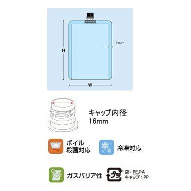 夢パック DP16-SN0100B（500枚）(容量目安100ml)(底充填タイプ 
