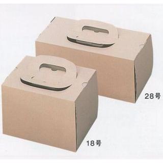 R20210 ノエル １８号 ローズグレー（100枚）ケーキ箱 (本体のみ／トレーは別売りです) 148×288×115mm パッケージ中澤