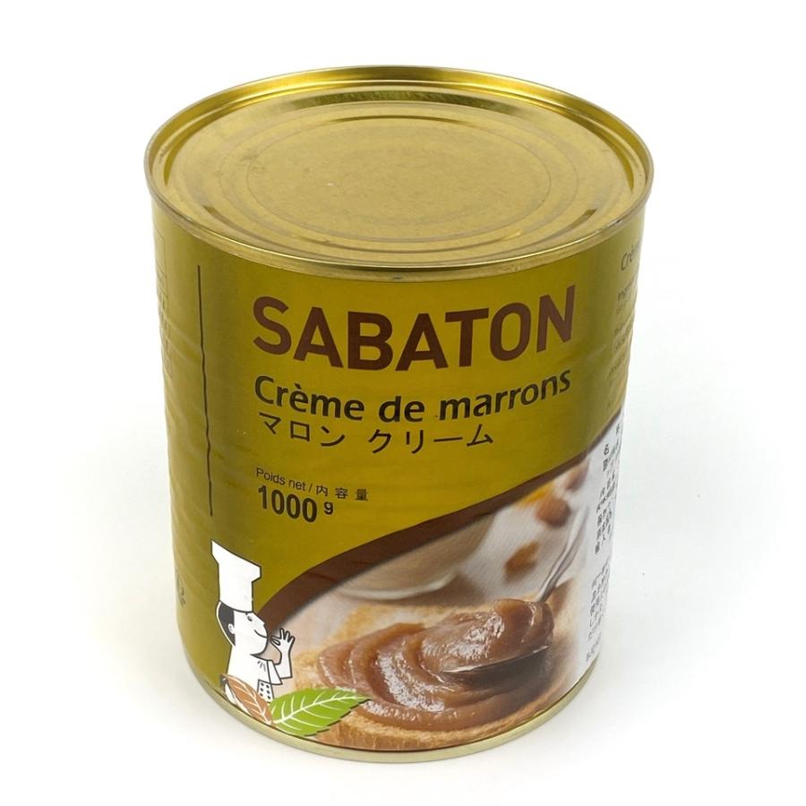 SABATON サバトン マロンクリーム （1kg×12缶）※輸入品のため外箱の破れや缶のへこみがある場合がありますが、品質には問題ありません。の画像
