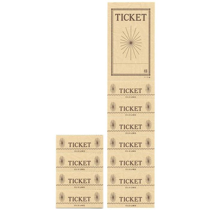 チケット フリータイプ みつや チ-12B（包）11回綴り回数券（10冊入り）｜i328