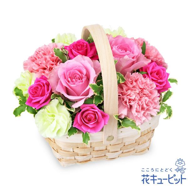 1155円 95 Off 誕生日フラワーギフト バラ 彼氏彼女 夫婦 祖父母 友達 花 ギフト 誕生日 プレゼント花 キューピットのピンクのウッドバスケット
