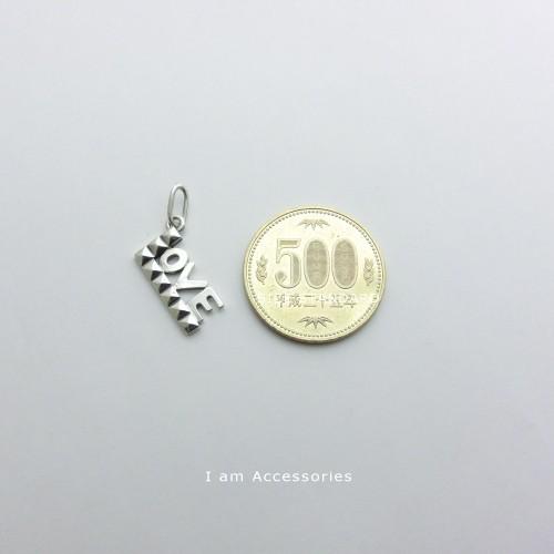 受注生産商品 ラブスタッズペンダント シルバー925 : handmade