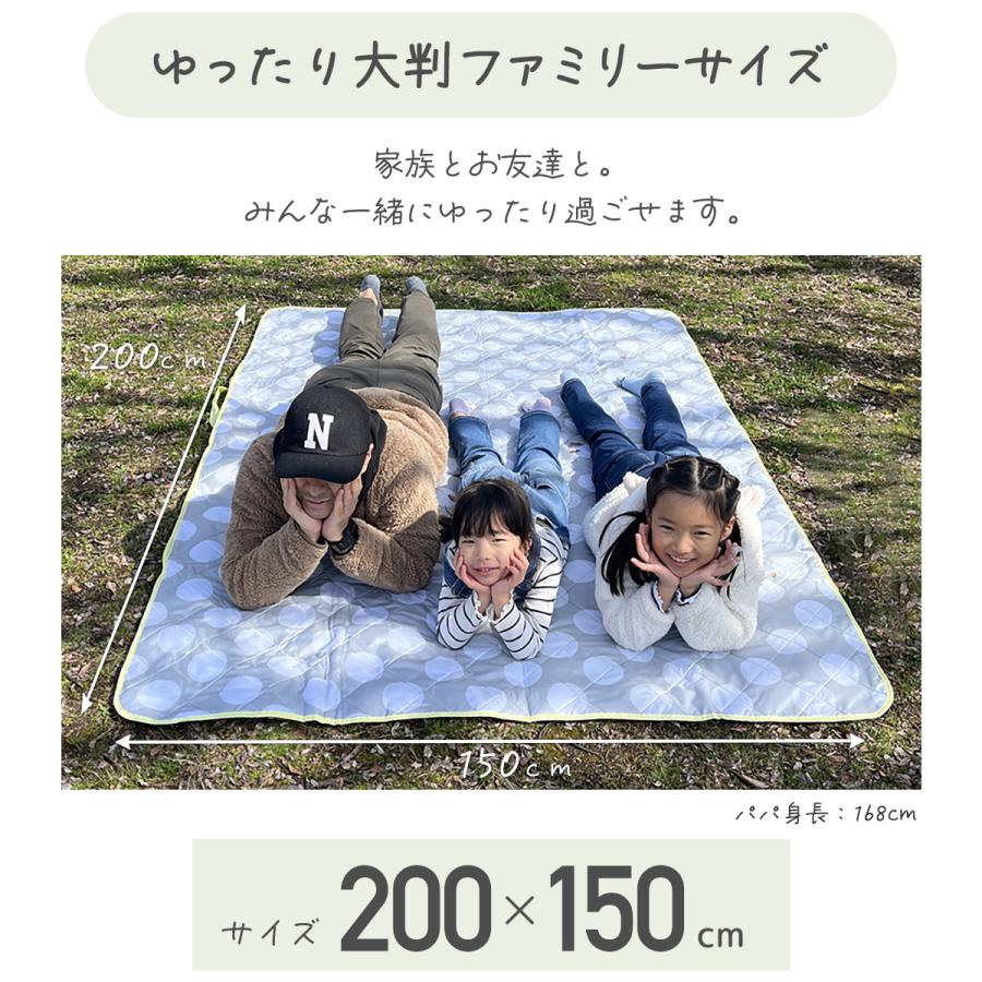 レジャーシート 厚手 洗える ピクニックシート 大判 アウトドア 防水