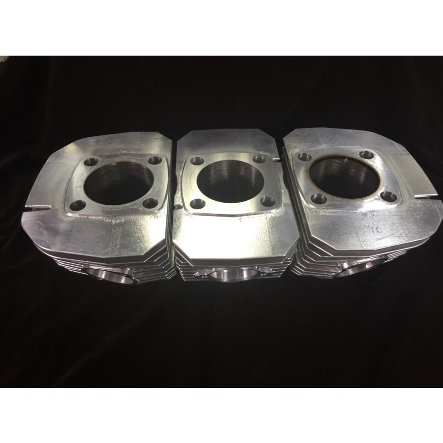 kawasaki H2 750ss 削り出しビレットシリンダー ICBM(R)アルミメッキ