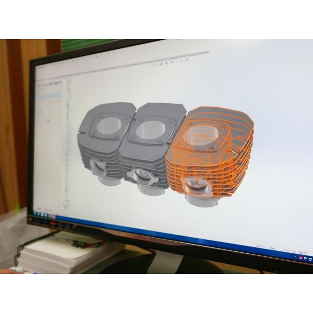 kawasaki H2　750ss　削り出しビレットシリンダー　ICBM(R)アルミメッキシリンダー受注申し込み。 |  | 10