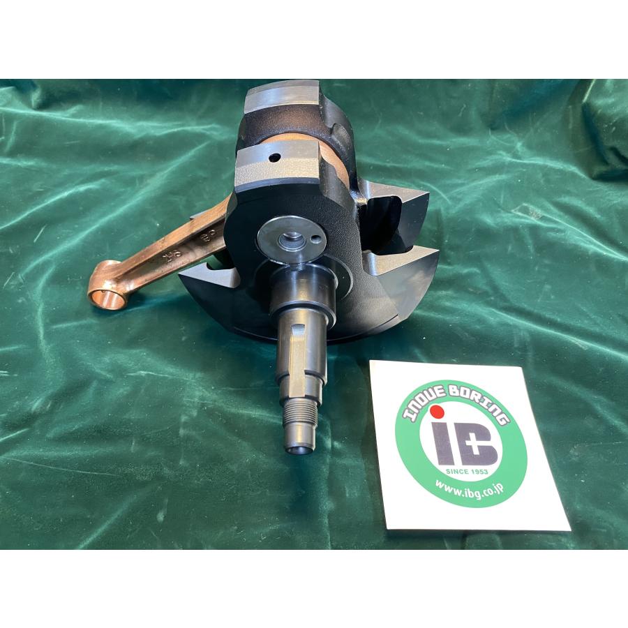 YAMAHA　SR400　斧型軽量クランク 　ブラック表面処理 | 