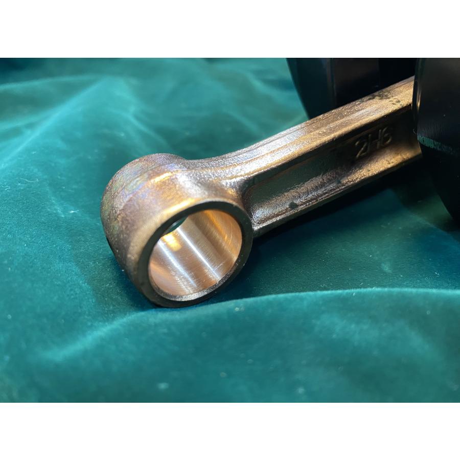 YAMAHA SR400 斧型軽量クランク ブラック表面処理 : INOUE BORING