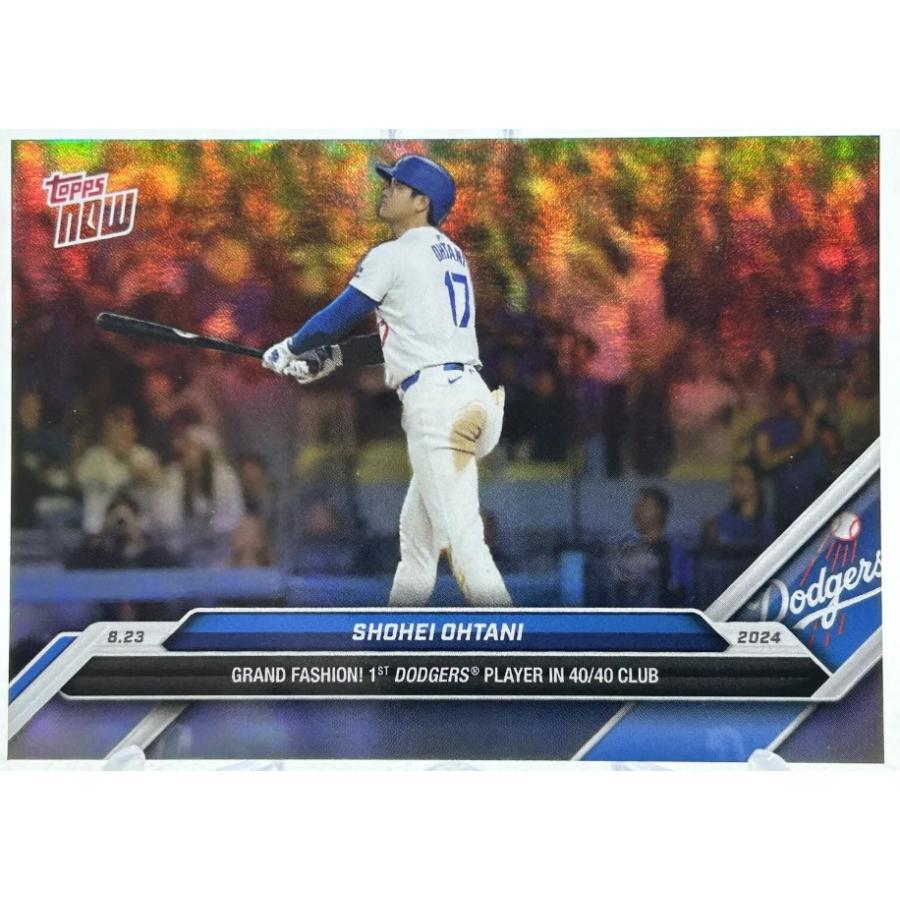 予約商品】大谷 翔平 Topps Now 2024 SP Variation 40/40達成 #584 