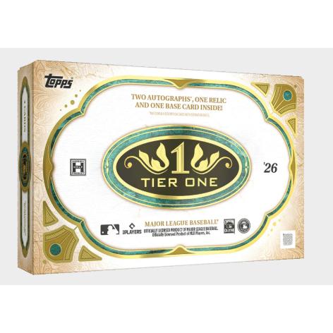 予約商品】2026 Topps Tier One Baseball Hobby MLB 1BOX ボックス