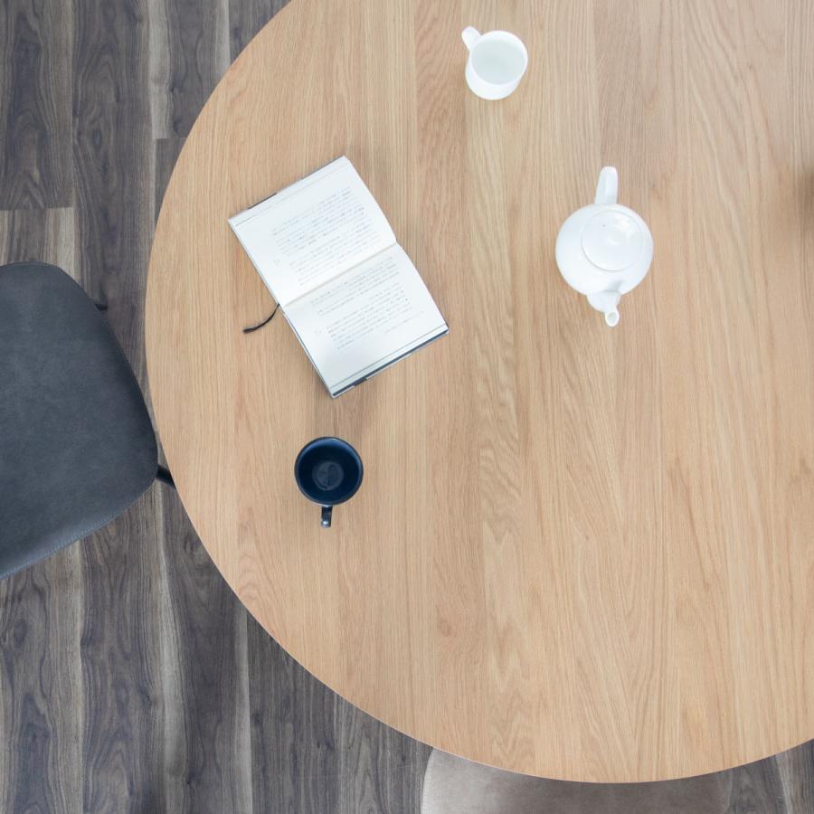 sale ラウンドテーブル　1０５　丸テーブル　無垢材仕上げ　デザインレッグ レゴ 120 ラウンドテーブル (ステンレス脚) 円型 4人掛け 北欧