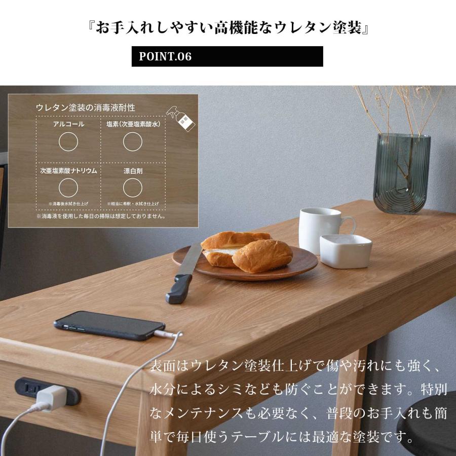 ロンドン 120カウンターテーブル 高さ90 奥行42 カウンター デスク 2口
