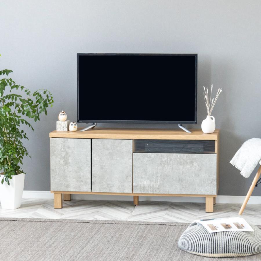グレコ 90 TVB テレビボード GRY/OAK 90センチ テレビ台 コンパクト