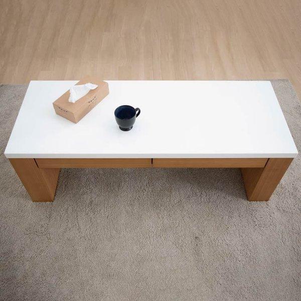 木製 センター ロー テーブル サイド 幅 115 奥行 60 高さ 38 cm