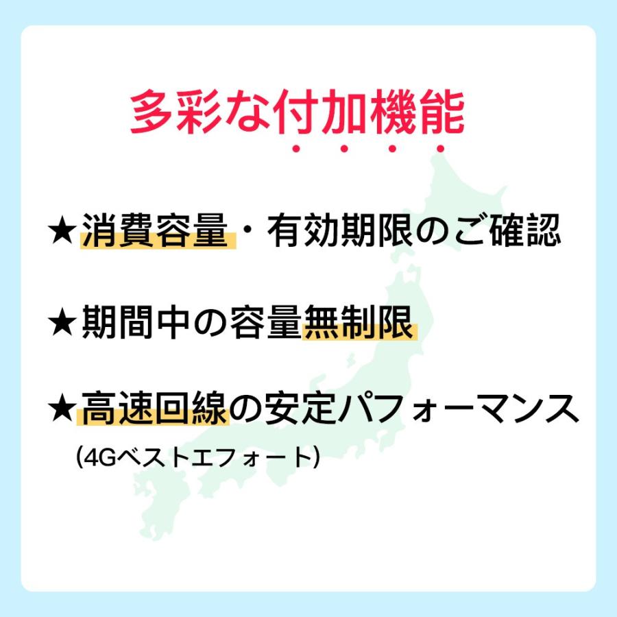プリペイドsim simカード ドコモ 10GB/15GB/20GB/30GB 最大256Kbps EASYSIM docomo回線 90日/180日 延長無期限  sim card 大容量 Japan データ専用sim 送料無料 |  | 04