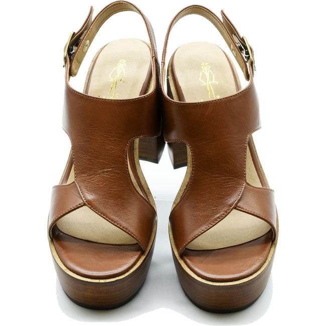 あしながおじさん 厚底サンダル ストラップ チャンキーヒール 本