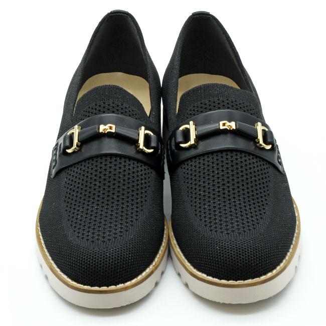 【新品未使用・箱あり】あしながおじさん　軽量ラメニットニットローファー 23cm アシナガオジサン あしながおじさん 軽量｜ニットローファー