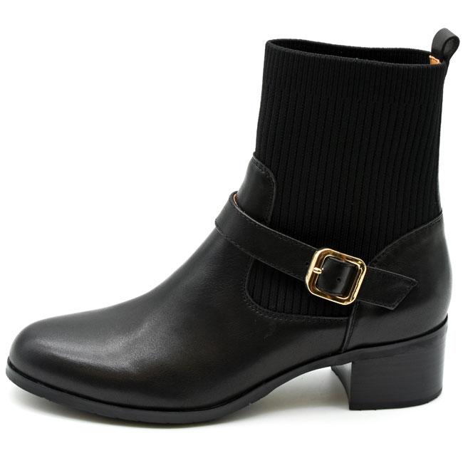 あしながおじさん エンジニアブーツ レザーブーツ ニットブーツ 本革