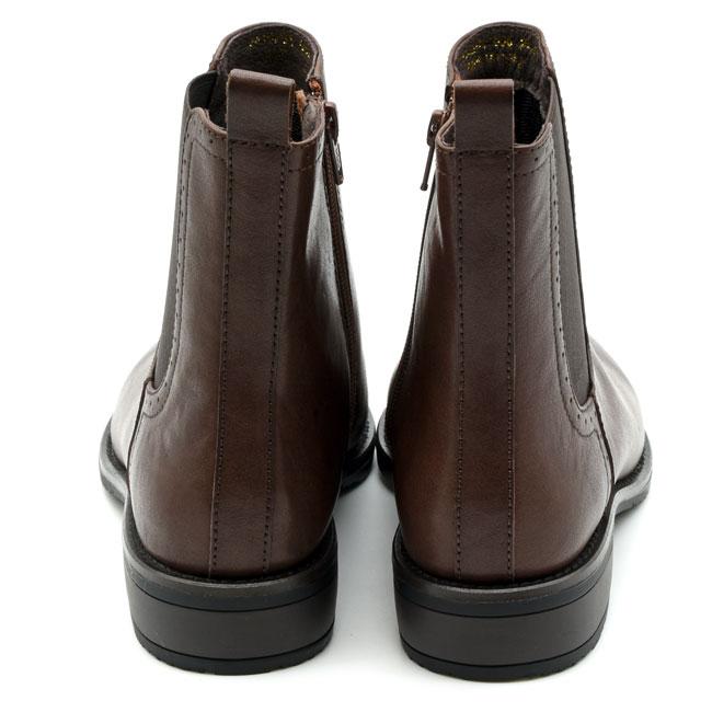 あしながおじさん ブーツ レディース 厚底 ブラック 黒 サイドゴア