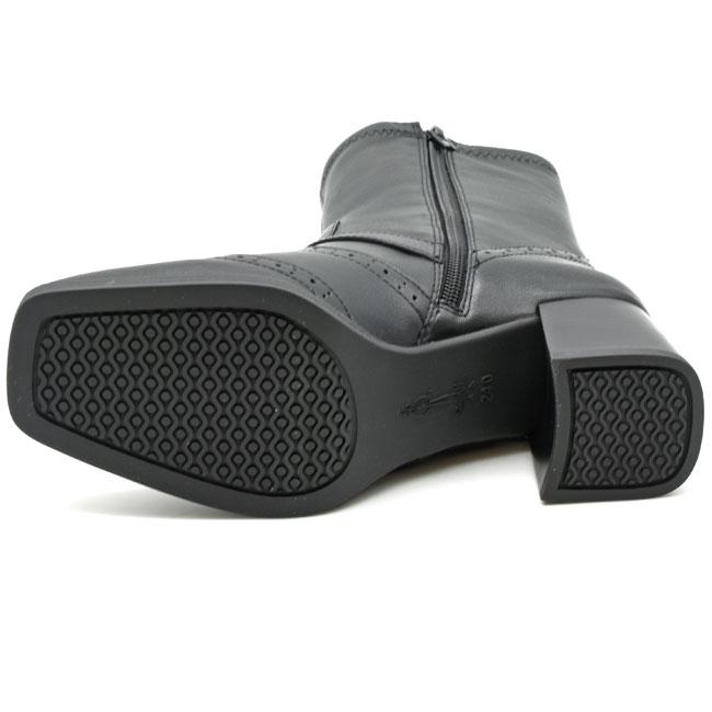 あしながおじさん 厚底ブーツ ウイングチップブーツ 本革 レザー ショートブーツ 厚底 レディース 2810565 (予約)は3〜5営業日後の出荷です。 あしながおじさん 厚底ブーツ ウイングチップブーツ 本革 レザー