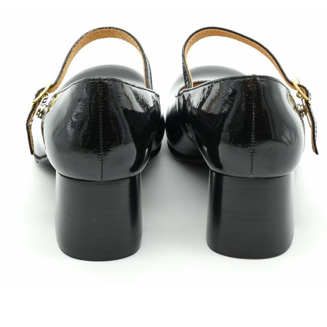 あしながおじさん 厚底パンプス ストラップ メリージェーン 本革 レザー レディース 全3色 22.5-24.5 黒 3710379 (予約)は3月末頃〜入荷予定 あしながおじさん パンプス レディース 厚底 ブラック 黒 厚底パンプス
