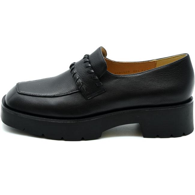 あしながおじさん パンプス レディース 厚底 ブラック 黒 厚底