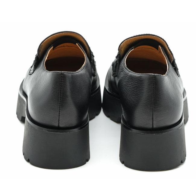 あしながおじさん パンプス レディース 厚底 ブラック 黒 厚底