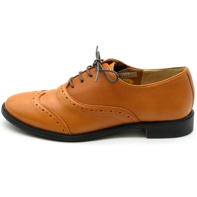 あしながおじさん レースアップシューズ 本革 レザー 日本製 パンプス