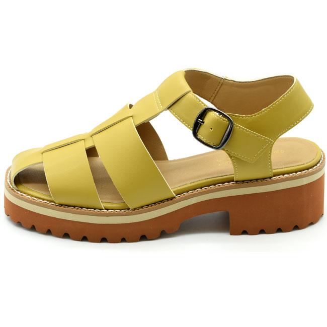 あしながおじさん グルカサンダル 厚底サンダル ストラップサンダル