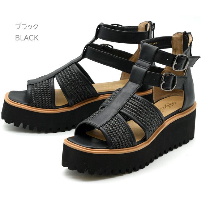 あしながおじさん ブーツサンダル 厚底サンダル グルカサンダル